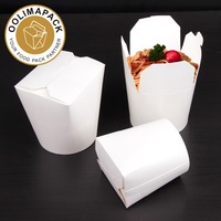 Boîte de chef, CAJAS WOK, Pot à pâtés, Caja De Fideos, Boîte à nouilles jetable