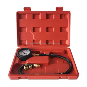 Oil Pressure Tester Kit, Teste De Diagnóstico Do Motor Profissional, 100PSI Pressure Gauge Tool com adaptador de mangueira