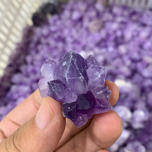 Naturale pietra grezza raw amethyst tumbled pietra di prezzi per I Regali Di Natale - Product Image 5