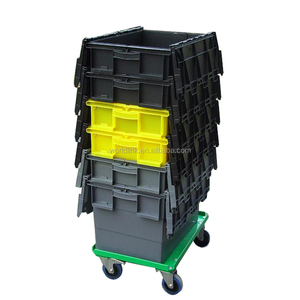 헤비 듀티 50kgs 이동 저장 플라스틱 80L 컨테이너 상자 상자 빈 - Product Image 6