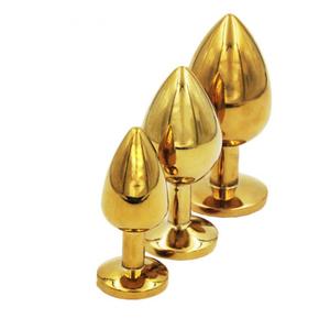 Giocattoli Anali Premium in Metallo Dorato per Uomini e Donne - Product Image 1