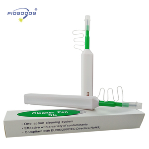 Kit de limpieza de fibra óptica SMPTE, limpiador de un clic para conectores, kit de limpieza FC - Product Image 1