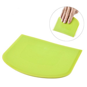 Dough Scraper Curved Edge Bowl Scrapers Spatula Multipurpose Kitchen Gadgets