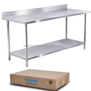 Hot sale 1MM 2 tiers luxury stainless steel dressing/sorting table