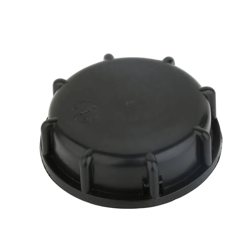 2 Inch screw cap in black for IBC ball valve DN50 S60*6 dust cover 58mm