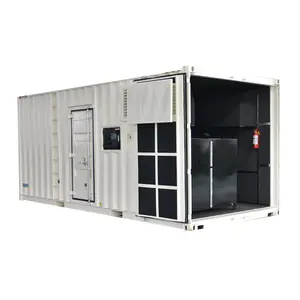 20ft containerized 1000kw 1200kva 디젤 발전기 파킨스 엔진 4012-46TWG2A 에 의해 구동