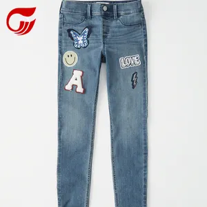 חדש דגם ז 'אן צפצף אין תווית עבור ילד בנות ג' ינס