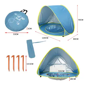 UV 50 + Pop Up Açık Bebekler plaj çadırı Kamp