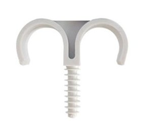 Bague Double <span class=keywords><strong>fixe</strong></span> en plastique et Nylon, mm, Design français, PVC, gris blanc, simple, pour tuyau Flexible - Product Image 2