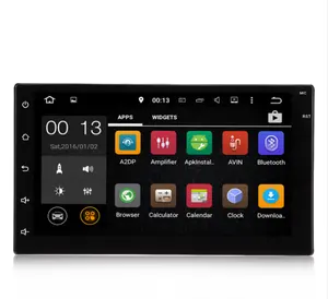 7003 evrensel 2 Din araba radyo Android 10 GPS navigasyon WiFi oto ses Stereo MP3 çalar FM RDS arka kamera