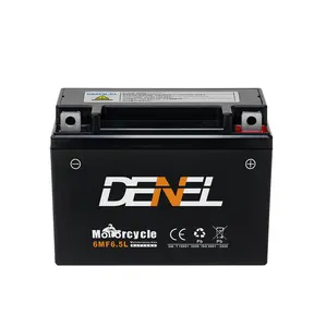 Liyang motorcycle meter aki motor battery 12v 6ah 6MF6.5L Starting vehicle batteries motorcycle battery