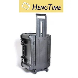 Waterproof IP67 Portable Safety Equipment Case Trolley Large Tool Box With Wheels And Foam