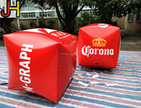 Bouée de natation gonflable personnalisée avec logo, bouée carrée gonflable, bouée flottante en cube pour événements aquatiques, bouée de marquage gonflable