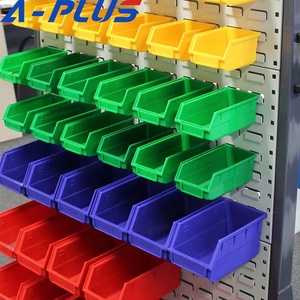 Estante para contenedores de panel con persianas de acero Estante de almacenamiento de contenedores de plástico con función de protección contra la corrosión - Product Image 1