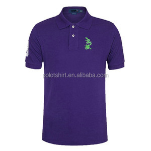 高品质的男士定制刺绣马球 - Product Image 2