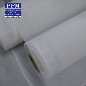 Tissu en maille de sérigraphie en polyester blanc à armure toile de 25 microns - Product Image 4