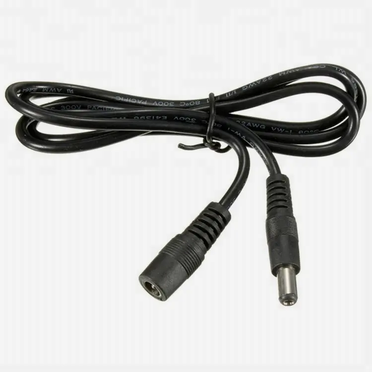 2.1mm x 5.5mm זכר לנקבה דפוס חוט רתם 12V DC כוח כבל d-sub כבל