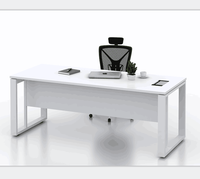 Table de travail moderne blanc, mobilier de bureau, prix