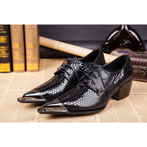 NA009 Scarpe Casual Nere da <span class=keywords><strong>Uomo</strong></span> in Pelle, Scarpe Eleganti da Cerimonia, <span class=keywords><strong>Espadrillas</strong></span> con Lacci Metallici, Scarpe Oxford Personalizzate - Product Image 1