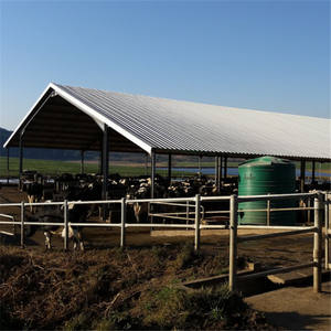 Casa Prefabricada de Estructura de Acero Ligero para Establos de Vacas <span class=keywords><strong>con</strong></span> Diseño de Casa de Campo - Product Image 1