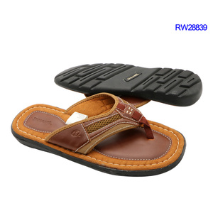 Rw28839 New Design <strong>Men</strong> <strong>Italian</strong> PU <strong>Leather</strong> slippers <strong>Sandals</strong> - Product Image 3