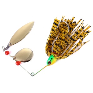 Hengjia Rotante In Metallo Paillettes esche Da <span class=keywords><strong>Pesca</strong></span> Barbuto Rumoroso Spinner Buzzbait - Product Image 3