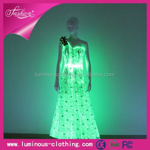 Luces led trajes de baile de las muchachas formales ' de noche para mujer vestidos largos de verano para mujeres - Product Image 4