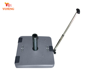 Peso pesado de paraguas <span class=keywords><strong>base</strong></span> con ruedas y Asa - Product Image 3
