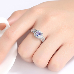 Ultimi Disegni Mens <span class=keywords><strong>Argento</strong></span> Placcato Nozze di Diamante Anello R116 - Product Image 4