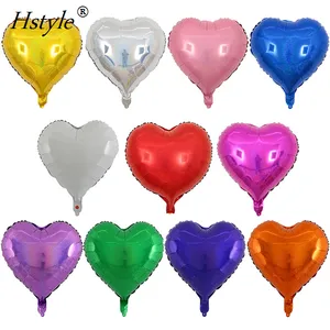 18 inç Kalp Şekilli Helyum Hava Folyo Balon Düğün Doğum Günü Bebek Duş Parti dekorasyon balonları SBF058