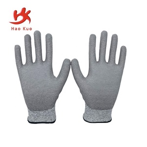 الصين pvc المغلفة الشتاء العمل قفازات سلامة مكافحة زلة pu قفازات عمل مطلية - Product Image 4