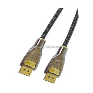 Alta definición metal bloqueable <span class=keywords><strong>DisplayPort</strong></span> <span class=keywords><strong>cable</strong></span> <span class=keywords><strong>1.3</strong></span> Con aislamiento de PVC - Product Image 3