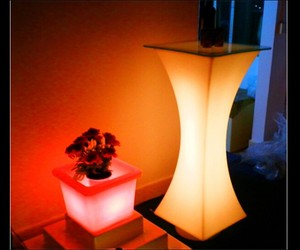 Bàn Ghế Quán Bar Đổi Màu RGB Hộp Đêm HiệN ĐạI Đèn <span class=keywords><strong>Led</strong></span> Bàn Quán Bar - Product Image 5