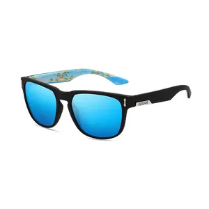 Мужские и женские летние очки KDEAM, поляризационные солнцезащитные очки в индивидуальном стиле для рыбалки, 2019
