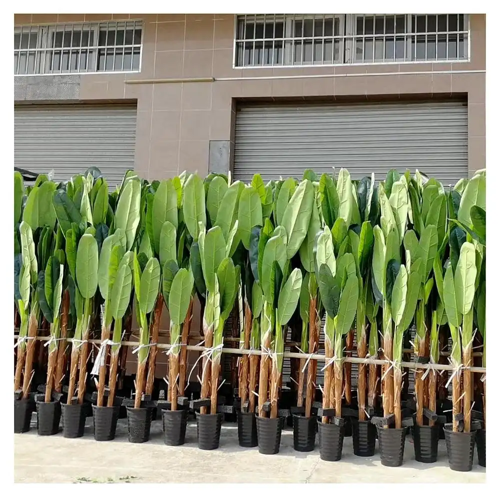 120cm 180cm 300cm屋内リビングルーム装飾プラスチック人工バナナ植物の木