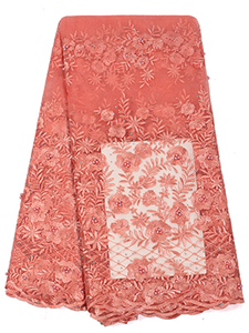 Bestway Tissu africain en dentelle <span class=keywords><strong>2018</strong></span> avec pierres et perles pour robes de dame FL0354 - Product Image 4