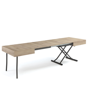 <span class=keywords><strong>Mesa</strong></span> <span class=keywords><strong>de</strong></span> <span class=keywords><strong>Comedor</strong></span> Extensible <span class=keywords><strong>de</strong></span> Madera Natural Plegable y Transformable <span class=keywords><strong>de</strong></span> Alta Calidad, Ahorra Espacio, Moderna, con Función <span class=keywords><strong>de</strong></span> <span class=keywords><strong>Mesa</strong></span> <span class=keywords><strong>de</strong></span> Centro Elevadora - Product Image 5