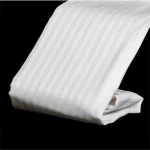 Cinese fornitore poli <span class=keywords><strong>cotone</strong></span> hotel lenzuola <span class=keywords><strong>singolo</strong></span> bianco striscia duvet della copertura - Product Image 2