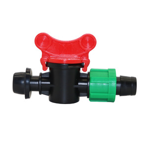 Vanne de dérivation de 13 mm à 15 mm avec anneau en caoutchouc de verrouillage à barbelure pour système d'irrigation goutte à goutte Interrupteur de tuyau d'arrêt d'eau - Product Image 1