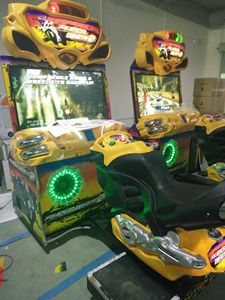 Fou Pilote De Vitesse De Course Machine de Jeu À Monnayeur Course <span class=keywords><strong>FF</strong></span> Super Vélo 2 Moteur Jeux D'arcade Machine De Course - Product Image 6