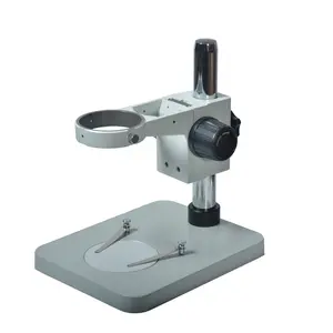 HAYEAR New Metal Table Stand Universal Stereo Microscope Bracket Stand Holder with 76mm Adjustable Focus Bracket for LAB
