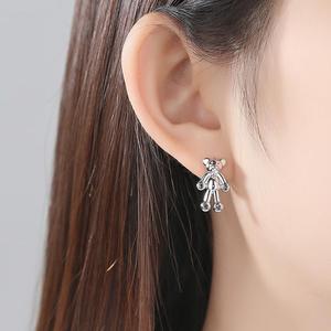 LUOTEEMI Monili di Modo Simpatico Orso <span class=keywords><strong>Orecchini</strong></span> Della Lega di Disegno Unico Regalo <span class=keywords><strong>Per</strong></span> La Ragazza Bella <span class=keywords><strong>Bambini</strong></span> Orecchino All'ingrosso Della Fabbrica - Product Image 3