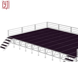 Estructura de armazón de marco de escenario de iglesia de madera de aluminio, etapas de eventos a la venta - Product Image 1