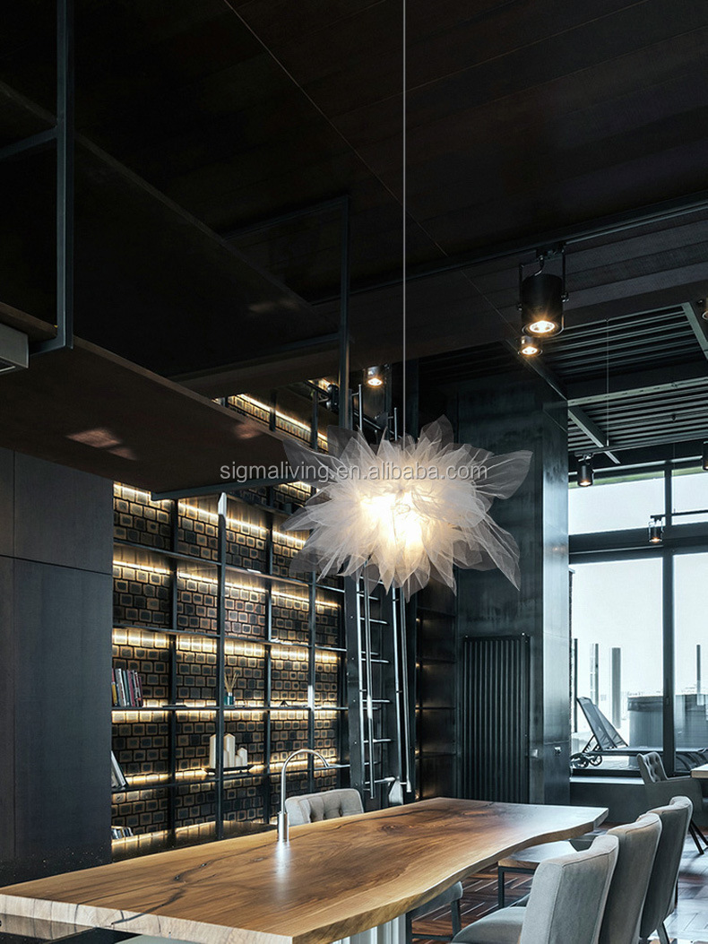 New arrival creative organza lamp romantic chandelier