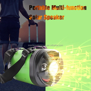 Lecteur audio portable à gros son, mini haut-parleurs sans fil solaires, haut-parleur en plastique DC pour l'extérieur - Product Image 5