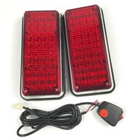 Feux latéraux LED de 7 pouces rouge, bleu, ambre, blanc, pour ambulance, voiture, camion de remorquage, remorque, feux de gabarit latéraux