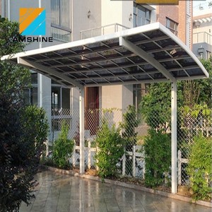 En aluminium moderne conception solaire <span class=keywords><strong>carport</strong></span> en aluminium <span class=keywords><strong>abri</strong></span> préfabriqué - Product Image 4