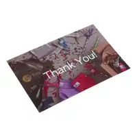 Folha de ouro carimbar thankyou-cartão personalizado colorido de impressão cartões de visita