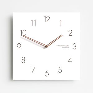 <span class=keywords><strong>Reloj</strong></span> <span class=keywords><strong>de</strong></span> Pared Cuadrado Blanco <span class=keywords><strong>de</strong></span> Madera EMITDOOG, <span class=keywords><strong>Reloj</strong></span> Decorativo 3D <span class=keywords><strong>de</strong></span> Cuarzo Creativo para el Hogar/Oficina/Hotel - Product Image 3