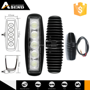 15 w llevó la barra ligera 3 w llevó la luz de trabajo barra ligera campo a través, punto / inundación del LED conducir <span class=keywords><strong>faro</strong></span> - Product Image 2
